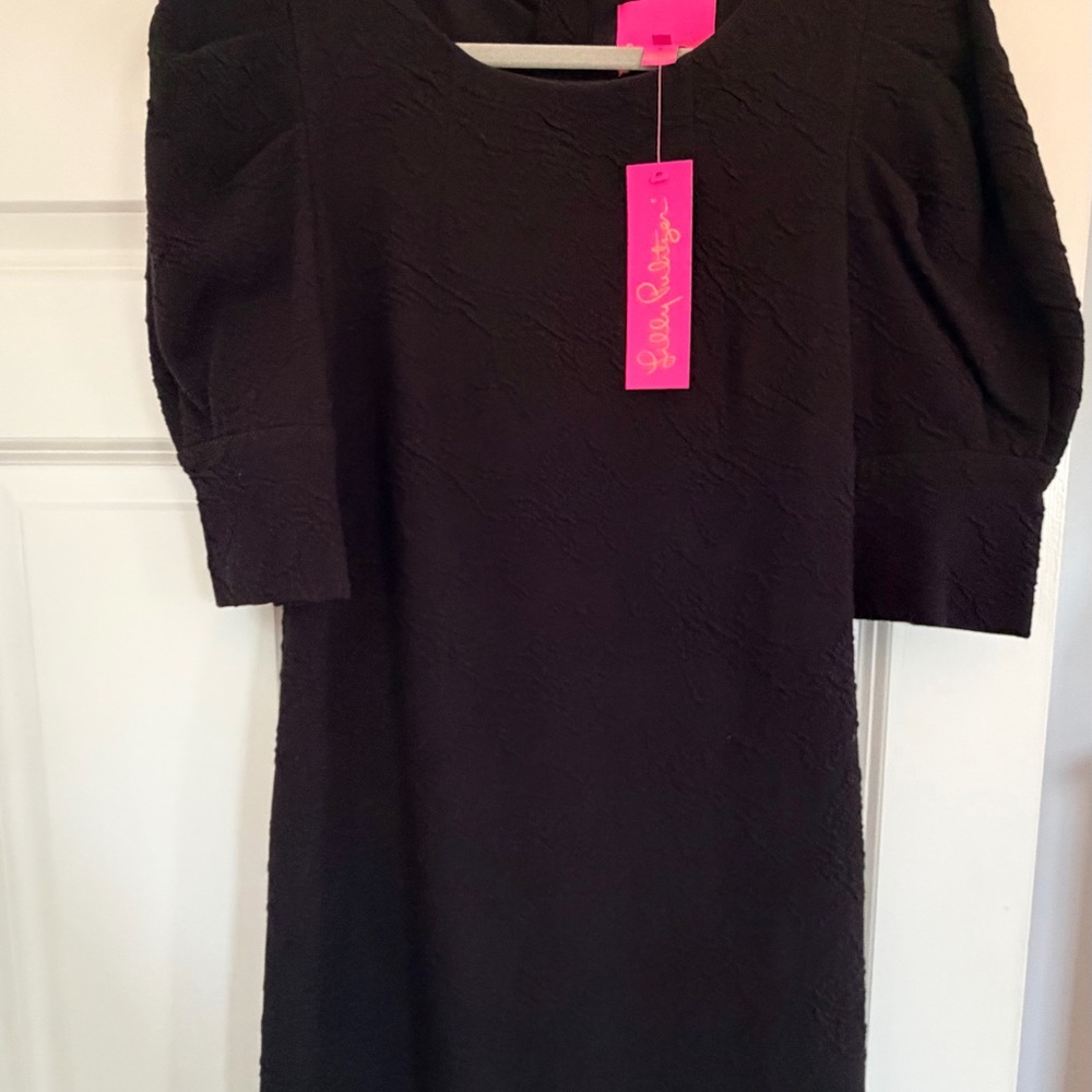 Lilly Pulitzer Classic Black Long Sleeve Dress